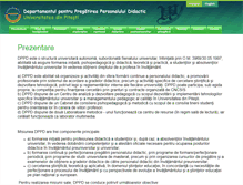 Tablet Screenshot of dppdpitesti.ro